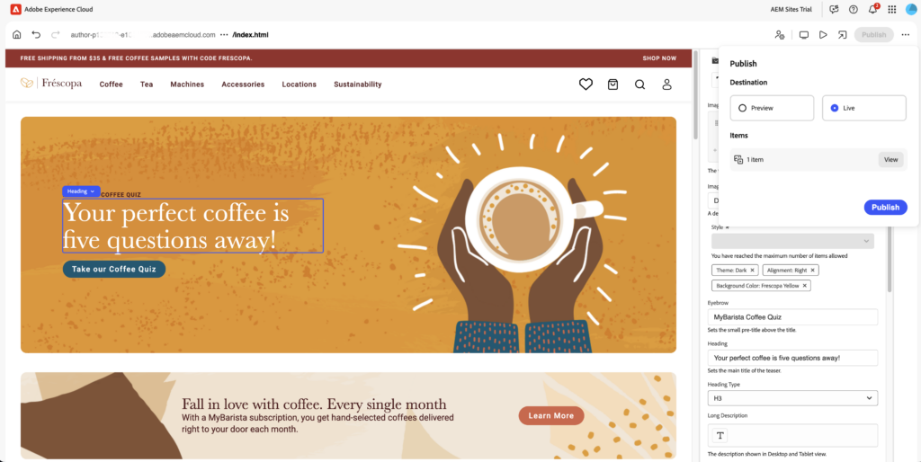  - change text in editor