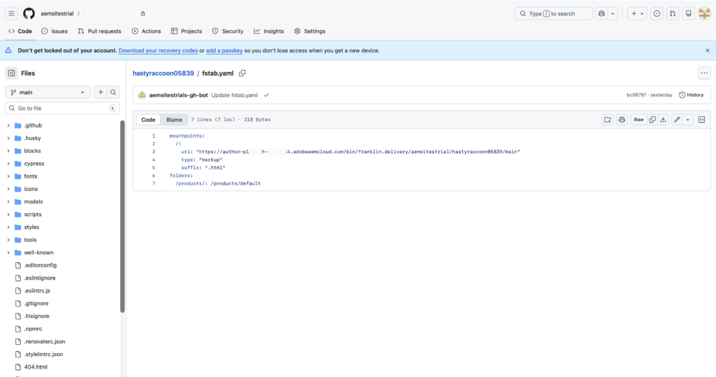 How to Set Up AEM Edge Delivery Services (EDS) & Universal Editor – Free 30-Day Trial - GitHub repo